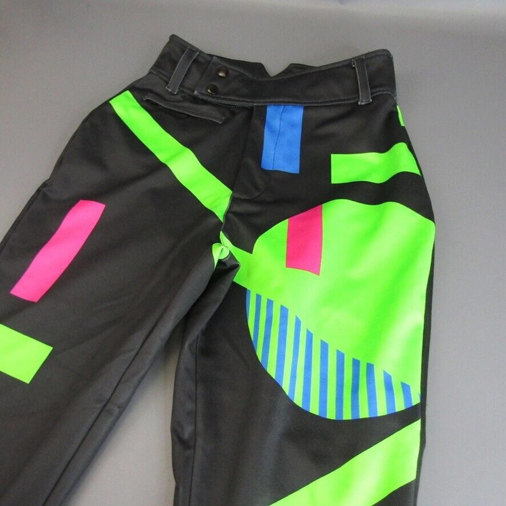 Shinesty Vibrant Ski Pants Women's Size S Skiing Stirrups Colorful Small Bright